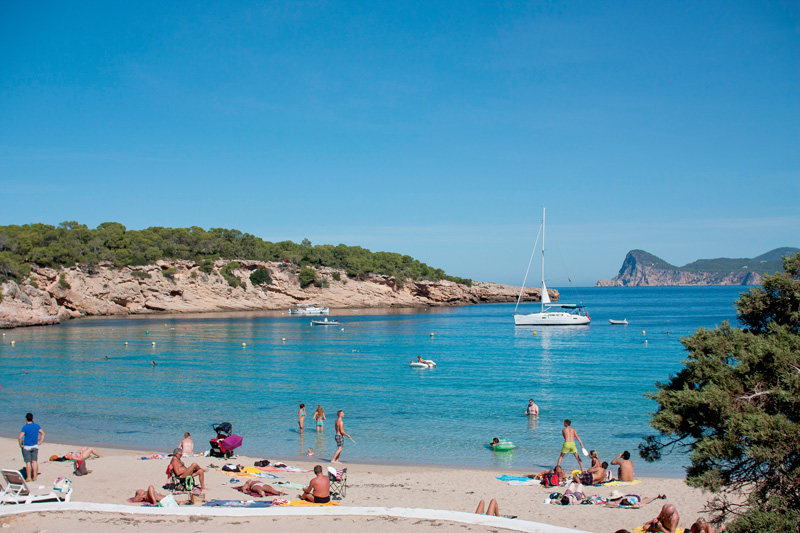 Kajak Route von Cala Bassa auf Cala Pinet - Ibiza