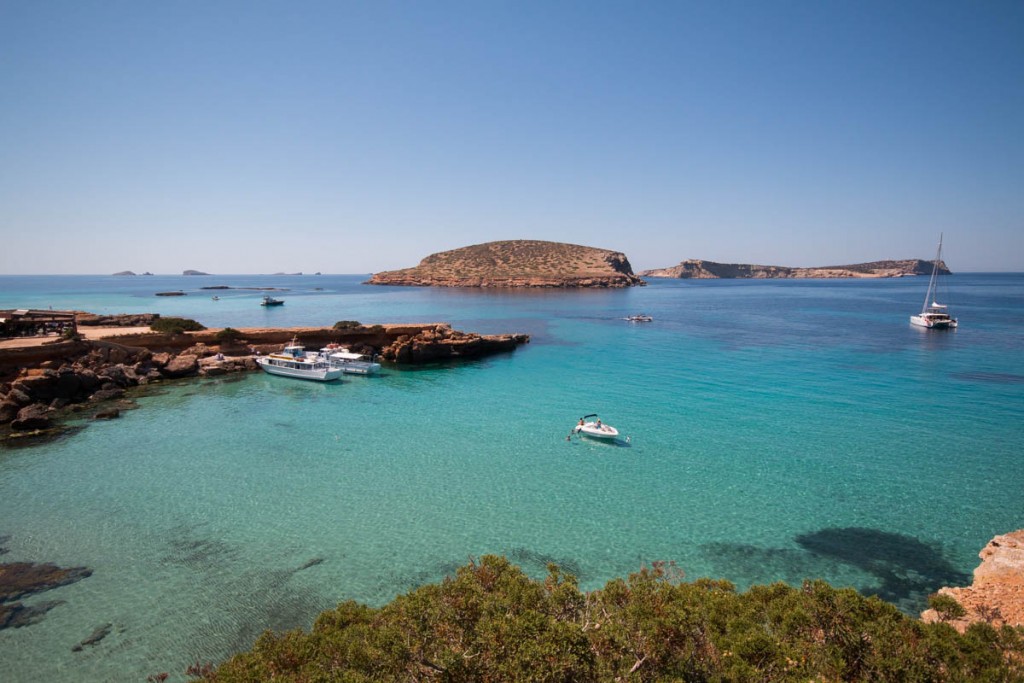 Kajak Route von Platges de Comte auf Sa Conillera - Ibiza