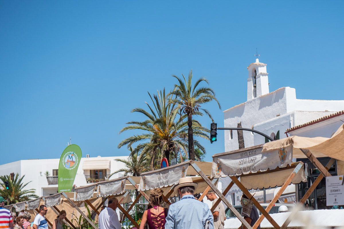 Mercado artesanal de Sant Josep en Ibiza